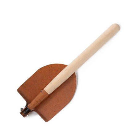 Shovel is tourist, folding, l = 63 cm, wooden stalk, LS-1-8