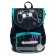 School standard, 36 x 26 x 16 cm, + bag for shoes 40 x 32 cm, calligrata n "Game", black