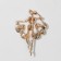 Set 2 objects: brooch, glitter "ballerina", colored, glitter - color mix
