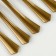 Plugs are plastic, in the set 6 pcs., Color gold