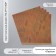Scrapbooking paper Kraft "Leaves" density 180 grams set 5 pcs 30.5x32 cm