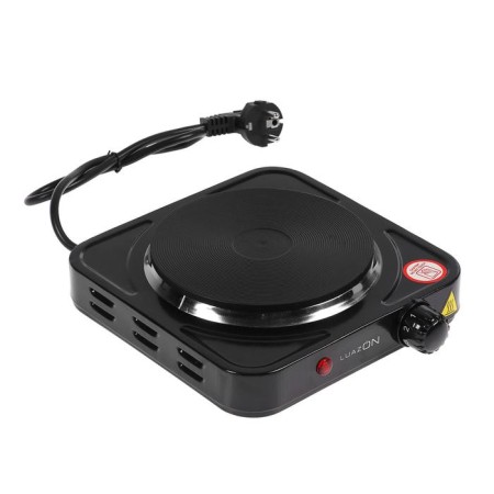 Electric tile Luazon LHP-002, 1 burner, 1000 W, heater disk, black-1