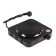 Electric tile Luazon LHP-002, 1 burner, 1000 W, heater disk, black
