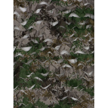 Masking network 3 x 4 m, two-layer, sandy green, with ties-5