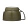 Thermos 1.8 l, with a glass flask, retains heat 12 hours, with a mug, green