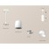 AMBRELLA LIGHT, TECHNO, XP1141031, GU5.3, Color of White Sand, Ambrella Light.