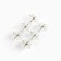 Hair crab "For you with love", set 6 pcs, 1.5 x 1.5 cm
