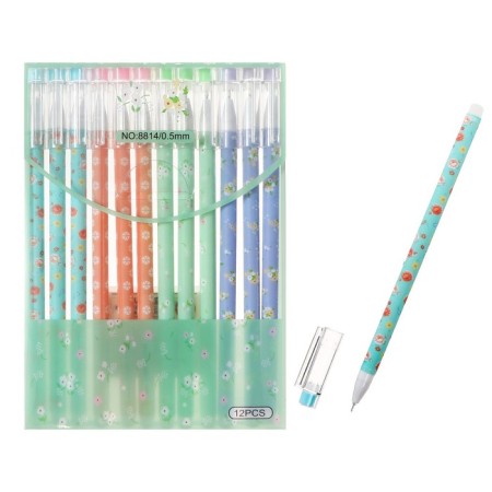 Gel pen Calligrata, 0.5 mm, blue rod, "pattern", mix
