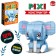 Constructor Pixi, elephant, 129 parts