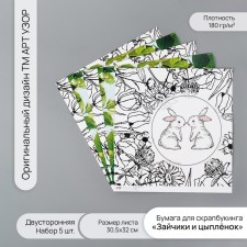 Scrapbooking paper bilateral 