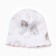 Baby hat, pink color, size 36-38 (0-1 months)