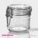 Glass Bank for bulk products with a Gallery Lube Castle, 250 ml, 10.5 × 8.5 cm