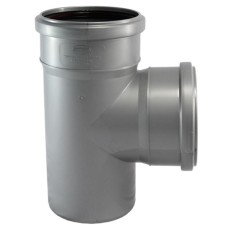 Тройник канализационный Sinikon 508029.R, d=110 x 110 мм, 87°