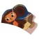 Puzzle in the frame "Cheburashka and Crocodile Gene"