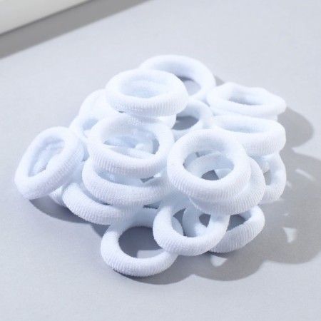 Hair gum "White Bear", 20 pcs-2