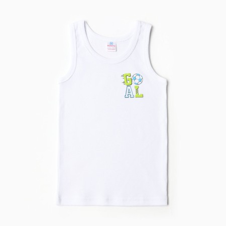 T -shirt for boys, white color, height 110 cm
