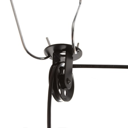 Bra with a switch on the wire "Vintage" E27 40W black 27x27x15cm-4