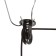 Bra with a switch on the wire "Vintage" E27 40W black 27x27x15cm