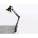 A table lamp with an E27 interchangeable lamp on the Ambrella Light, Desk, De7722, E27, Black Color
