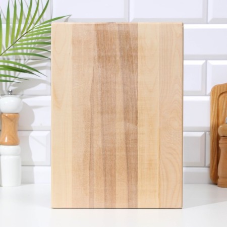 A set of cutting and serving boards on a stand of 2 pcs, birch-2