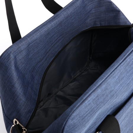 Road bag with lightning, long belt, blue color-2