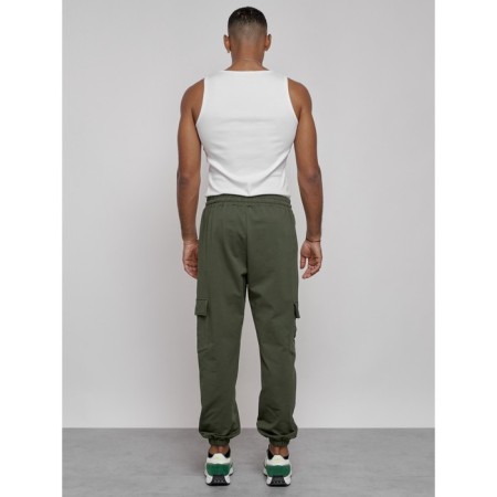 Joggers men's, size 50, khaki color-6