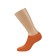 Women's socks shortened Mini Fresh, size 39-41, Orange color