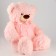 Soft toy "Bear" with a bow, 60 cm, pink color