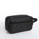 Lightning cosmetic bag, external pocket, black color