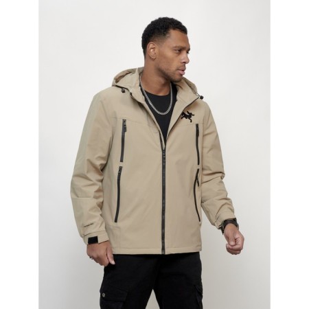 Male spring jacket, size 50, beige color-2