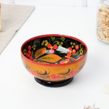 Saladnik, Small, 11 × 6 cm, Khokhloma-6