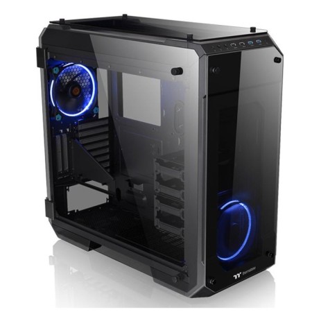The housing Themaltake View 71 TG Black without BP ATX 9x120mm 4x140mm 2xusb2.0 2xusb3.0 Audio Bot 107042