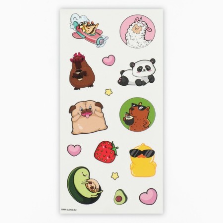 Set for creating acrylic key fobs with "universal" stickers-9