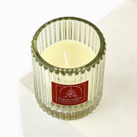 Interior candle "Happy New Year", Cinnamon's aroma, 7.5 x 8.6 cm-2