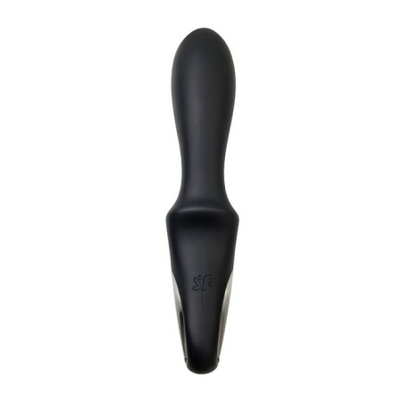 Unrealistic vibrator Satiffyer Heat Climax, 20.5 cm, silicone, black color-8