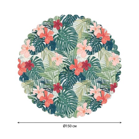 Photo scatter round, size 150x150 cm, Saten-1
