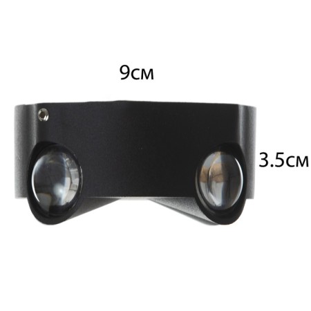 Lamp "Snack" 4xLED 4W 4000K IP66 Black 9.3x4.5x9.3 cm-4