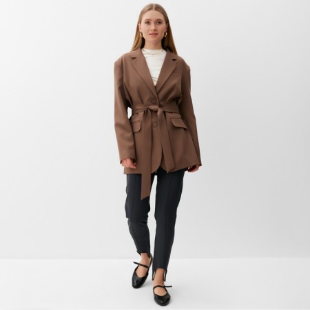 Women's jacket Minaku: classic brown color, rr 42-44-1