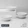 A set of platform plates of deep Magistro Basic Bistro, 6 objects: 450 ml, d = 15.5 cm, white color
