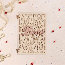 Wooden postcard 
