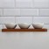 Menzhitsa "Alale", 3 pcs: 150 ml, wooden base, porcelain, Iran