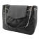 Female bag, artificial leather, black 31x15x23 cm