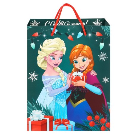 New Year. Gift package, 18x23x11.5 cm, packaging, cold heart-1