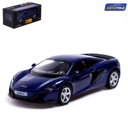 Metal machine McLaren 650S, 1:32, doors, inertia, blue color open