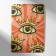 Pendant-cooler "mini" eye, colored in gold, 38 cm