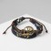 Bracelet Skin "Bright weaving" tree, color brown-blue, d = 8 cm