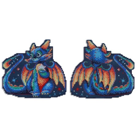Set for embroidery "Twilight Dragon" 12 × 14 cm