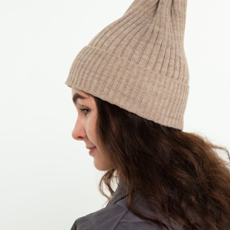 Female capacible hat, cocoa color, size 52-56-2