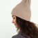 Female capacible hat, cocoa color, size 52-56
