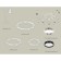 Suspended Ambrella Light, XR92082100, GX53 LED 12 W, white sand, black, silver